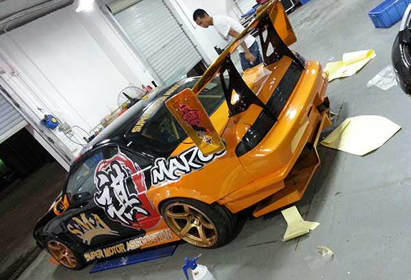 賽事賽車廣告